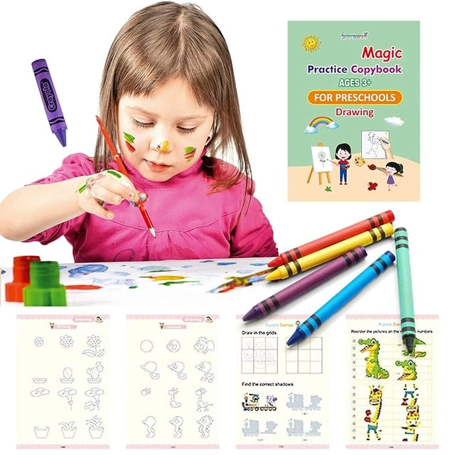 Reusable Magic Handwriting Copybook Set