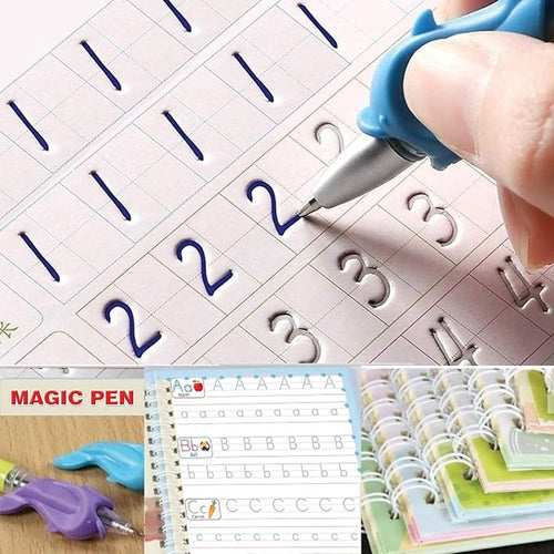 Reusable Magic Handwriting Copybook Set